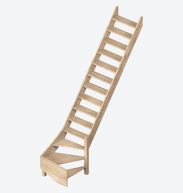 Escalera de molinero en kit – ARDENNES Black