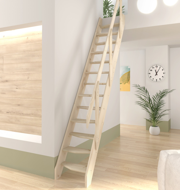 Staircase KYOTO spruce 