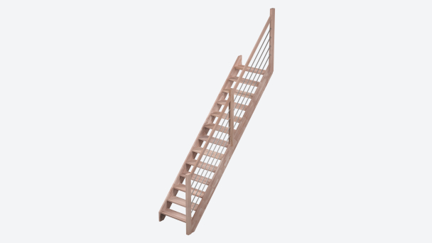 Wooden staircase NEVADA 