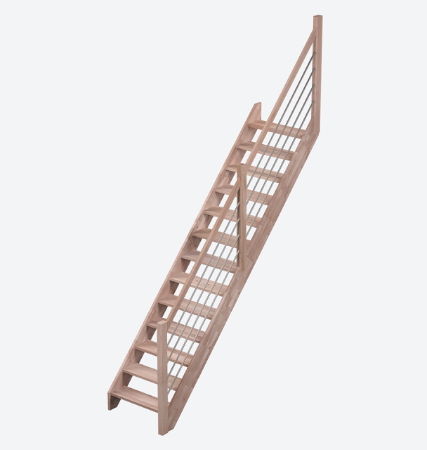 Escalera de madera NEVADA Black