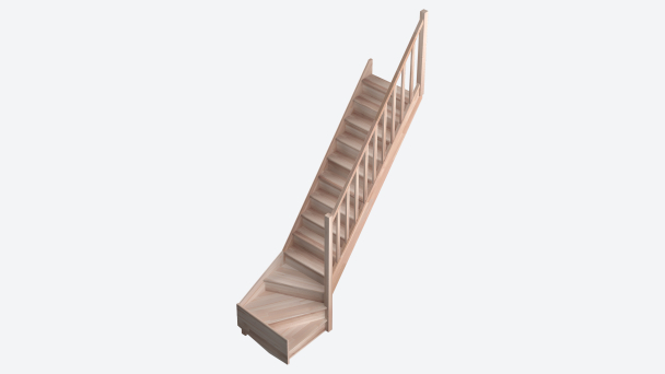 Internal staircase in kit - TRADI ECO 