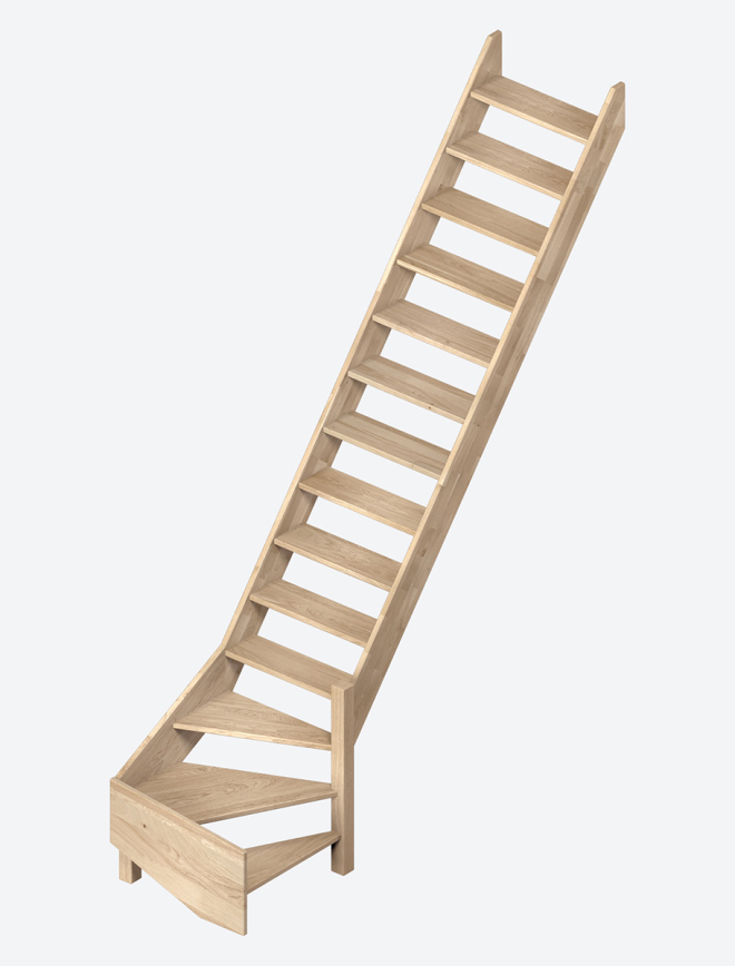 Escalera de molinero en kit – ARDENNES Black