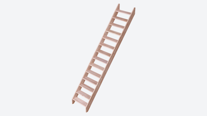 Miller’s staircase in kit – COTTAGE MEDIUM in beech 