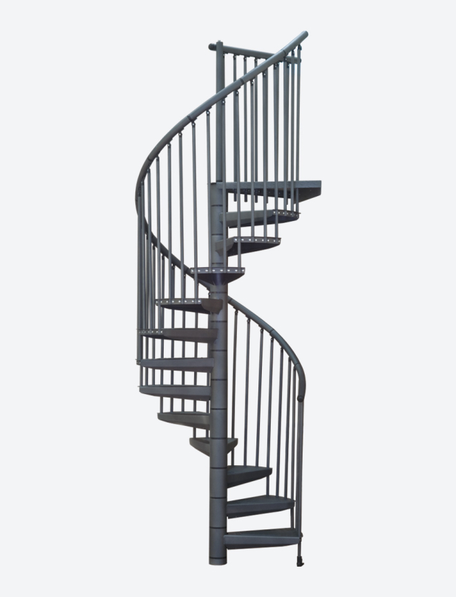 Escalera de caracol DELTA Grey metallic