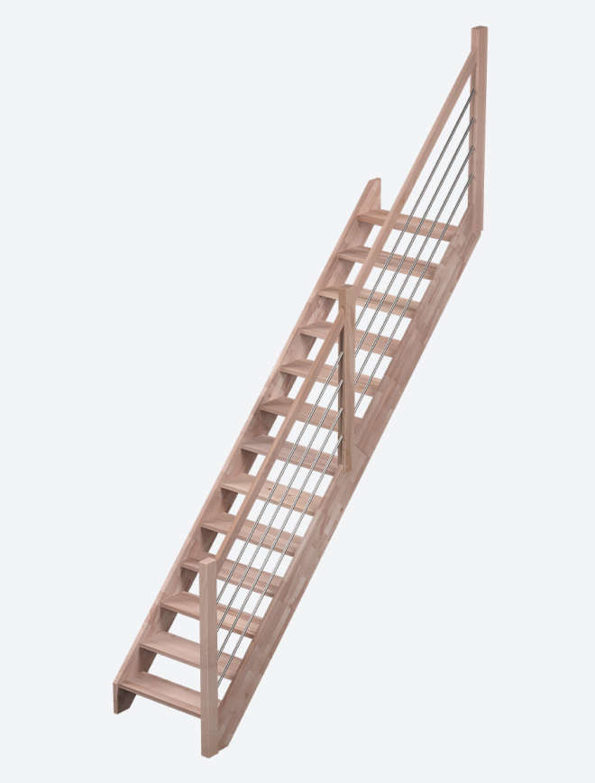 Wooden staircase NEVADA 