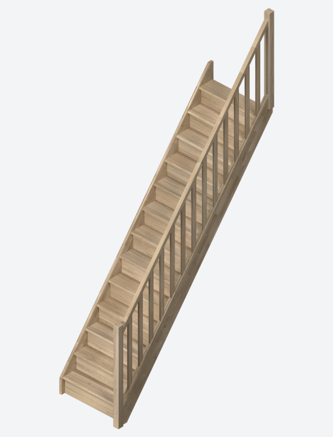 Internal staircase in kit - TRADI ECO 