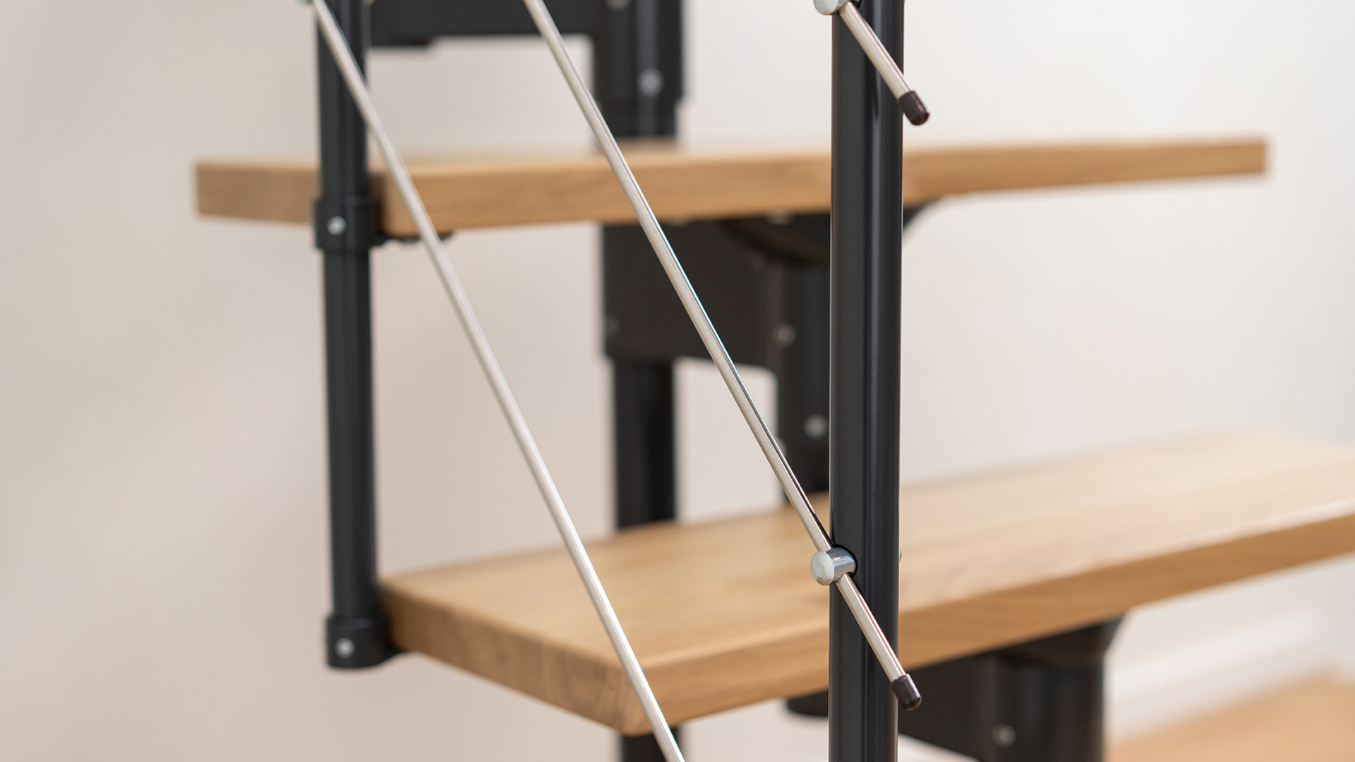 Additional staircase banister BOSTON Pearl grey