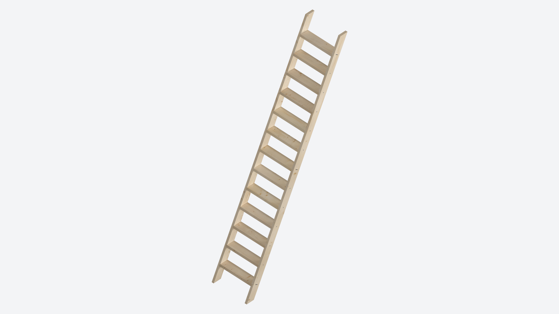 Mezzanine’s ladder in kit - COTTAGE PREMIUM 