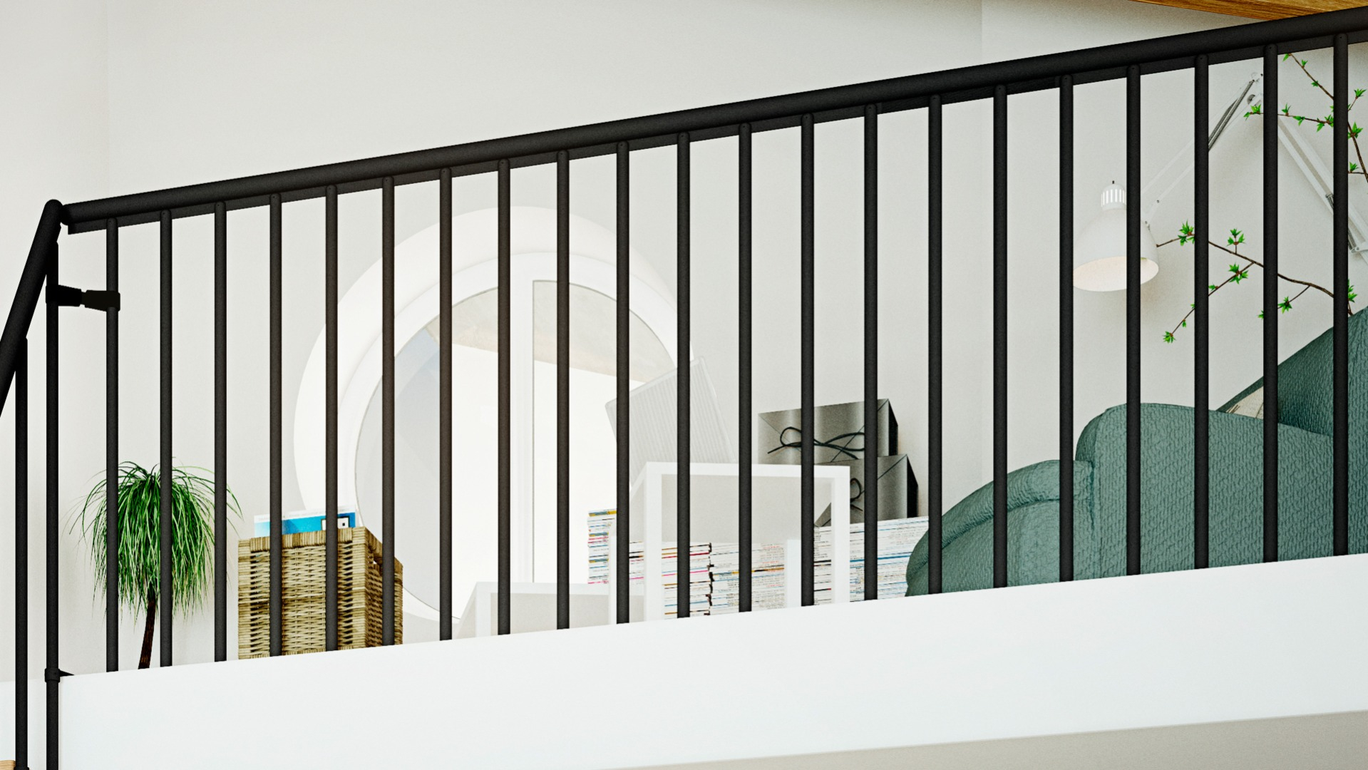 Landing banister ATLANTA/DALLAS 