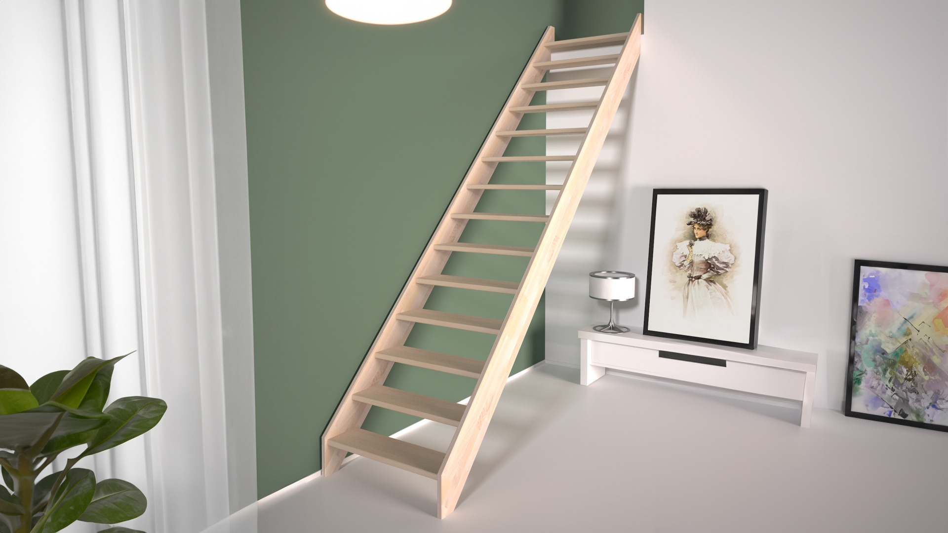 Internal staircase in kit – SAVOIE 