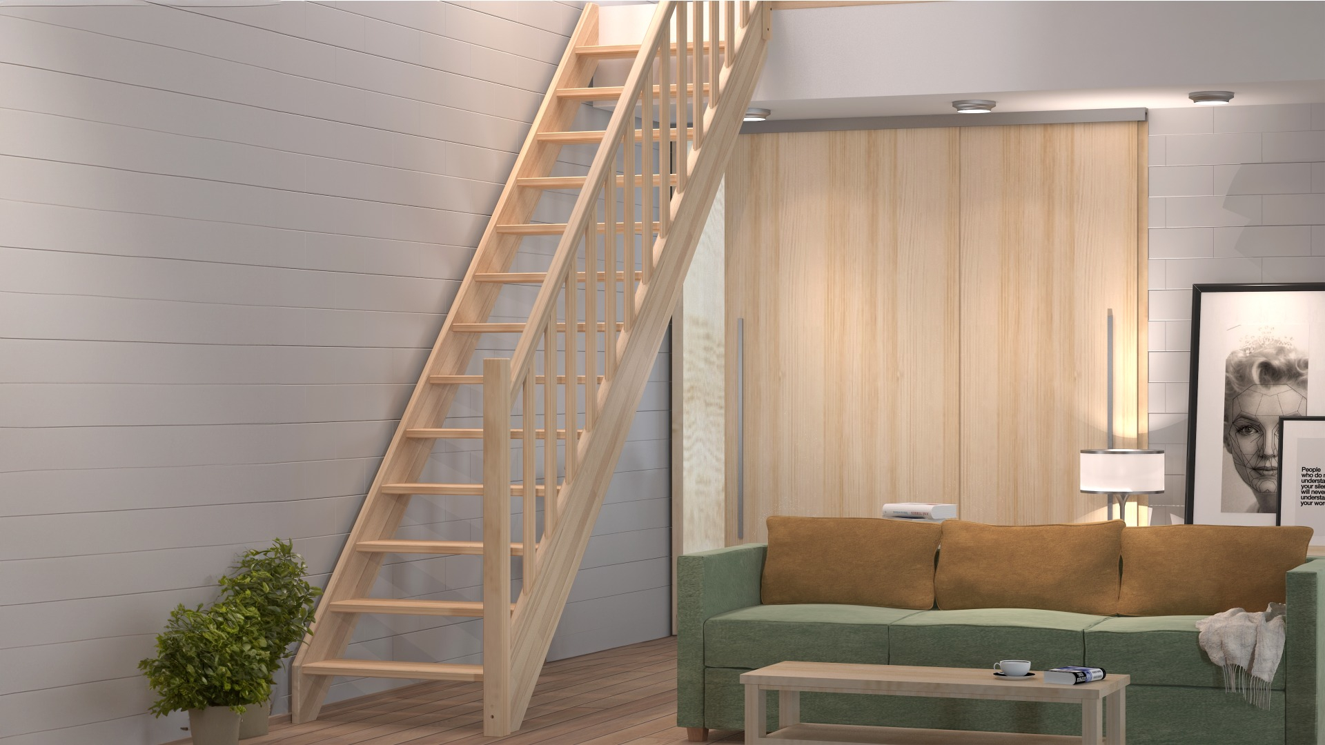 Internal staircase in kit – SAVOIE 