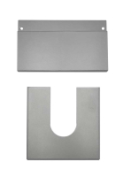 Cover kit for top and foot elements Pearl grey
