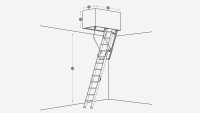 Escalera escamoteable REI 45 - A medida 
